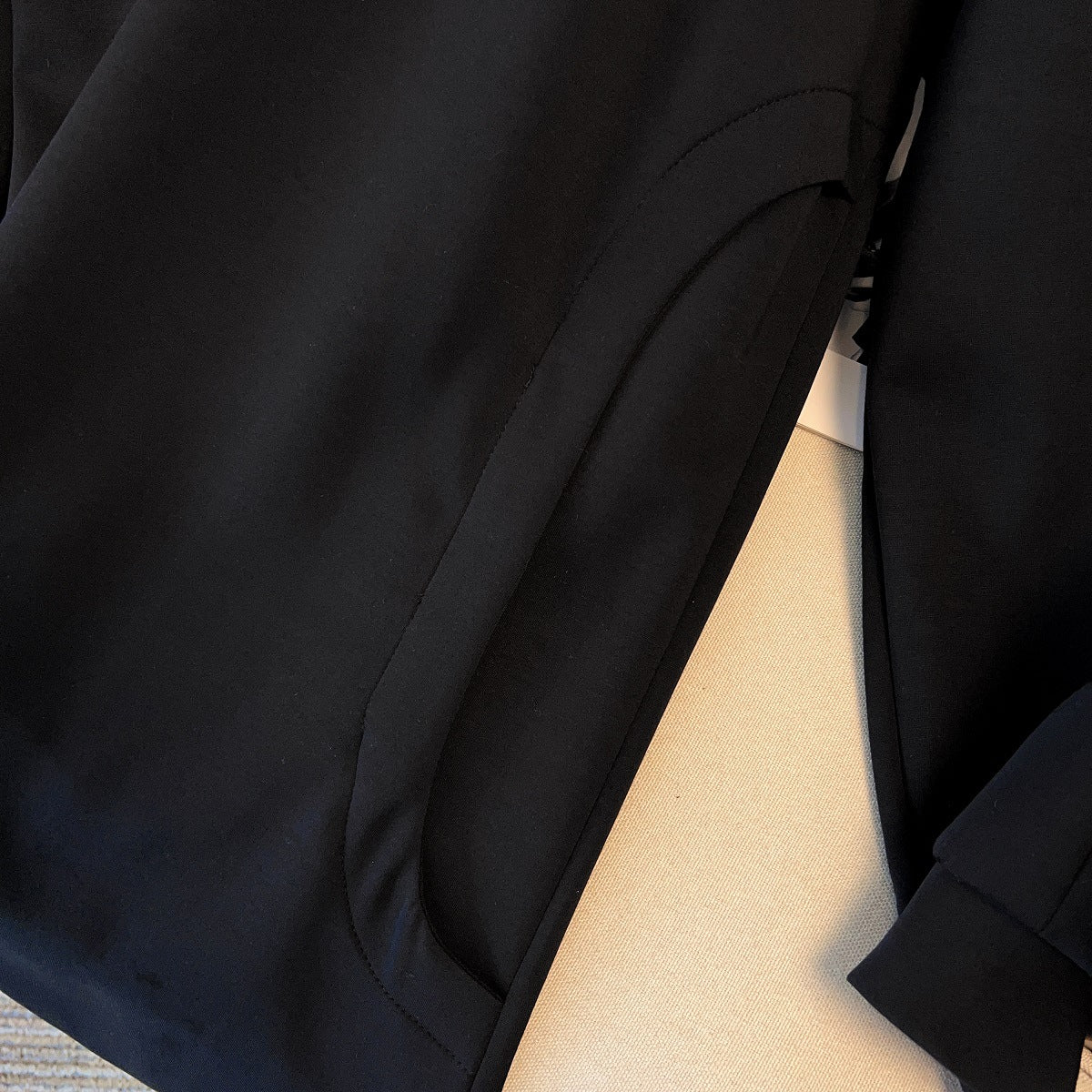 Robe Sweat Mi-Longue Oversize à Demi-Zip | Robe Sweatshirt Midi Grande Taille (MS196)