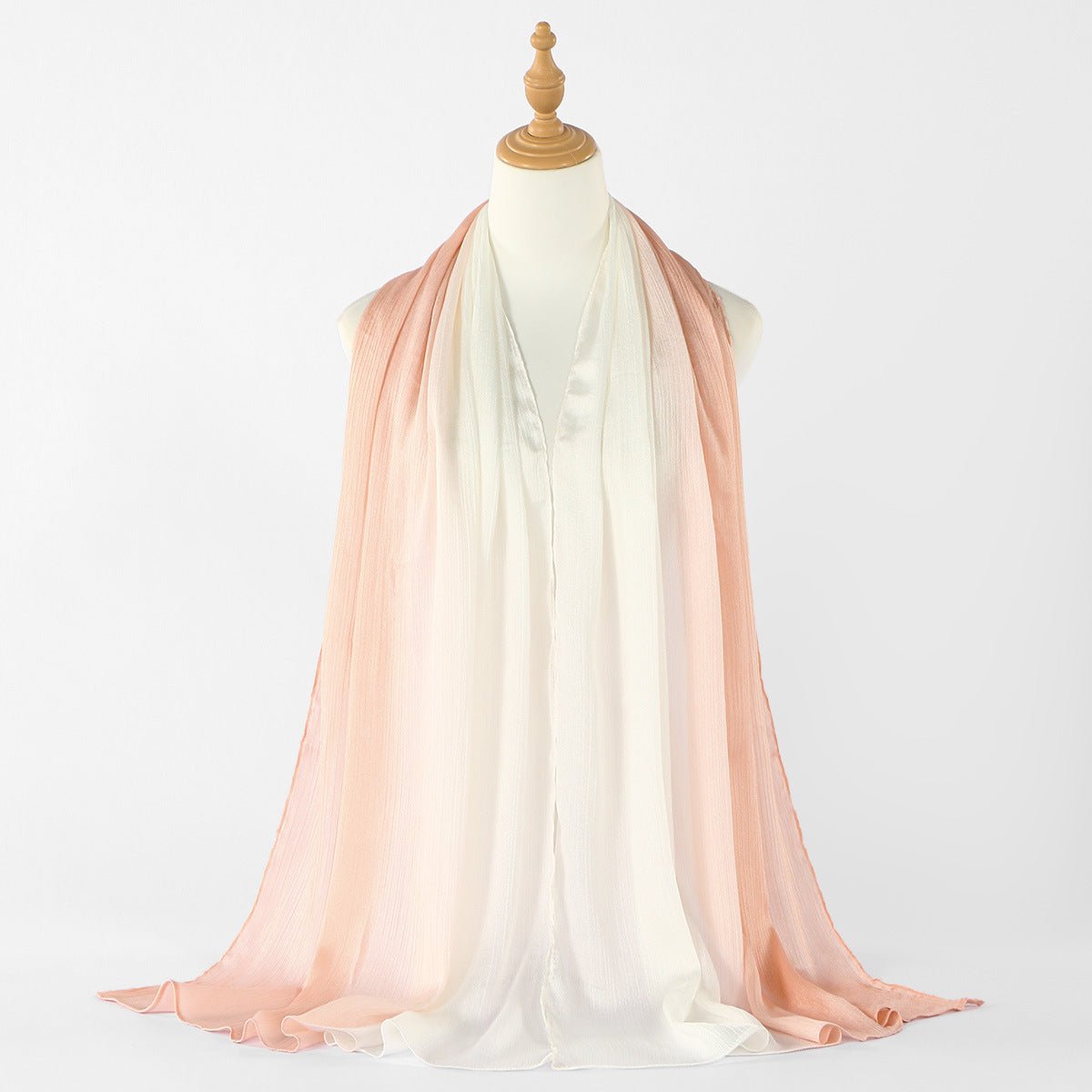 Foulard Hijab Texture Froissée Dégradé (MH253)