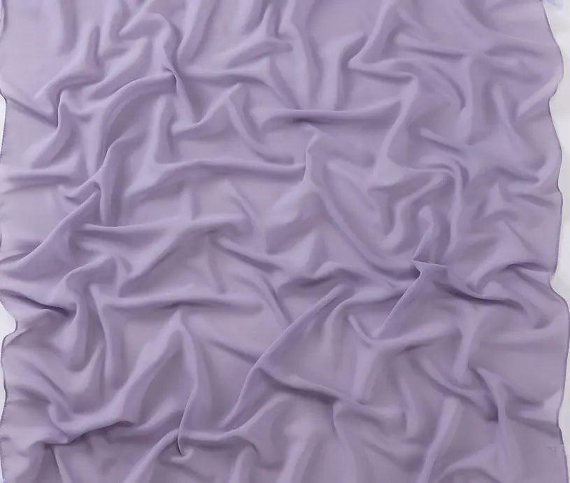 Hijab carré en mousseline perlée (MH028)