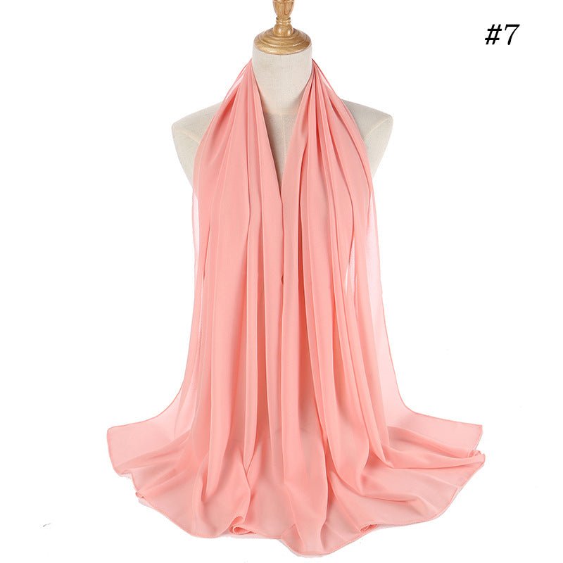 MH089 Hijab Bubble en Mousseline Perlée