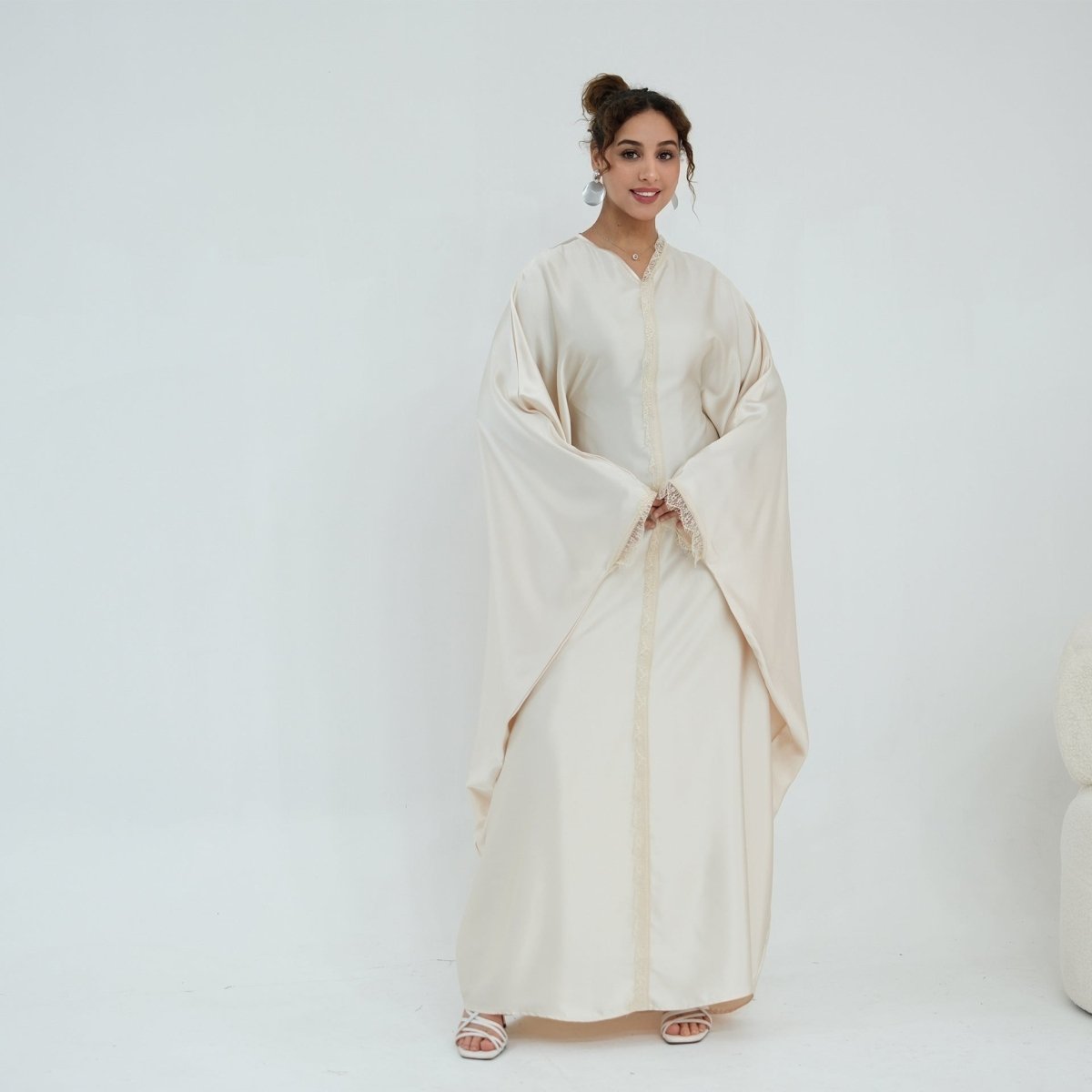 Abaya Papillon à Manches Chauve-Souris (MA442)