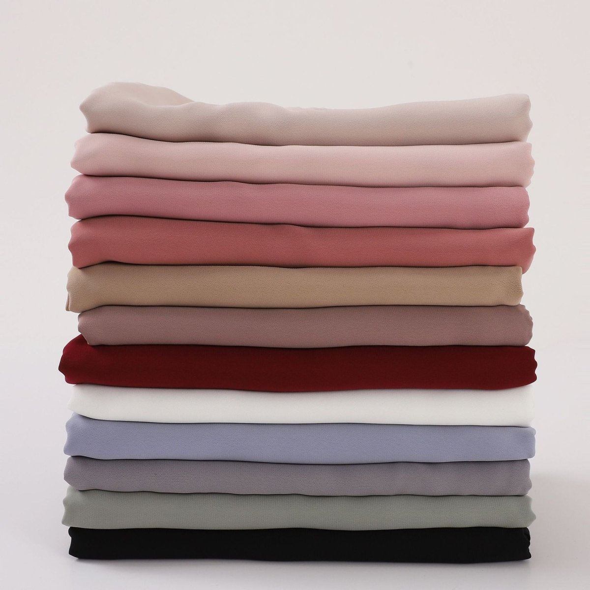 Hijab Long Anti-Froissement Effet Soie (MH154)