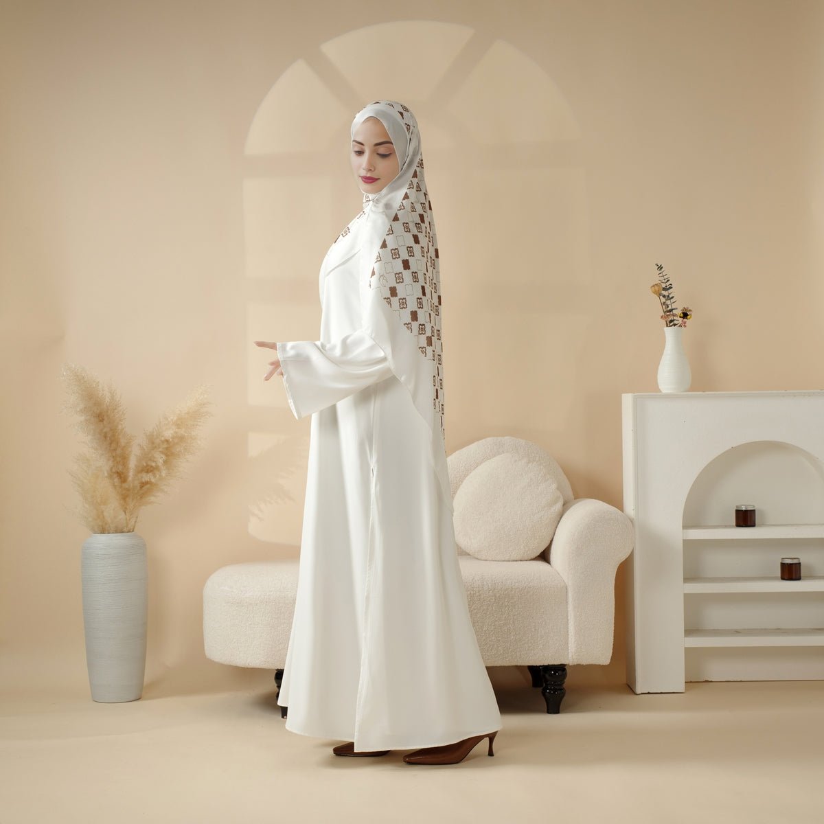 Abaya Fashion Décontractée avec Fente (MA063)