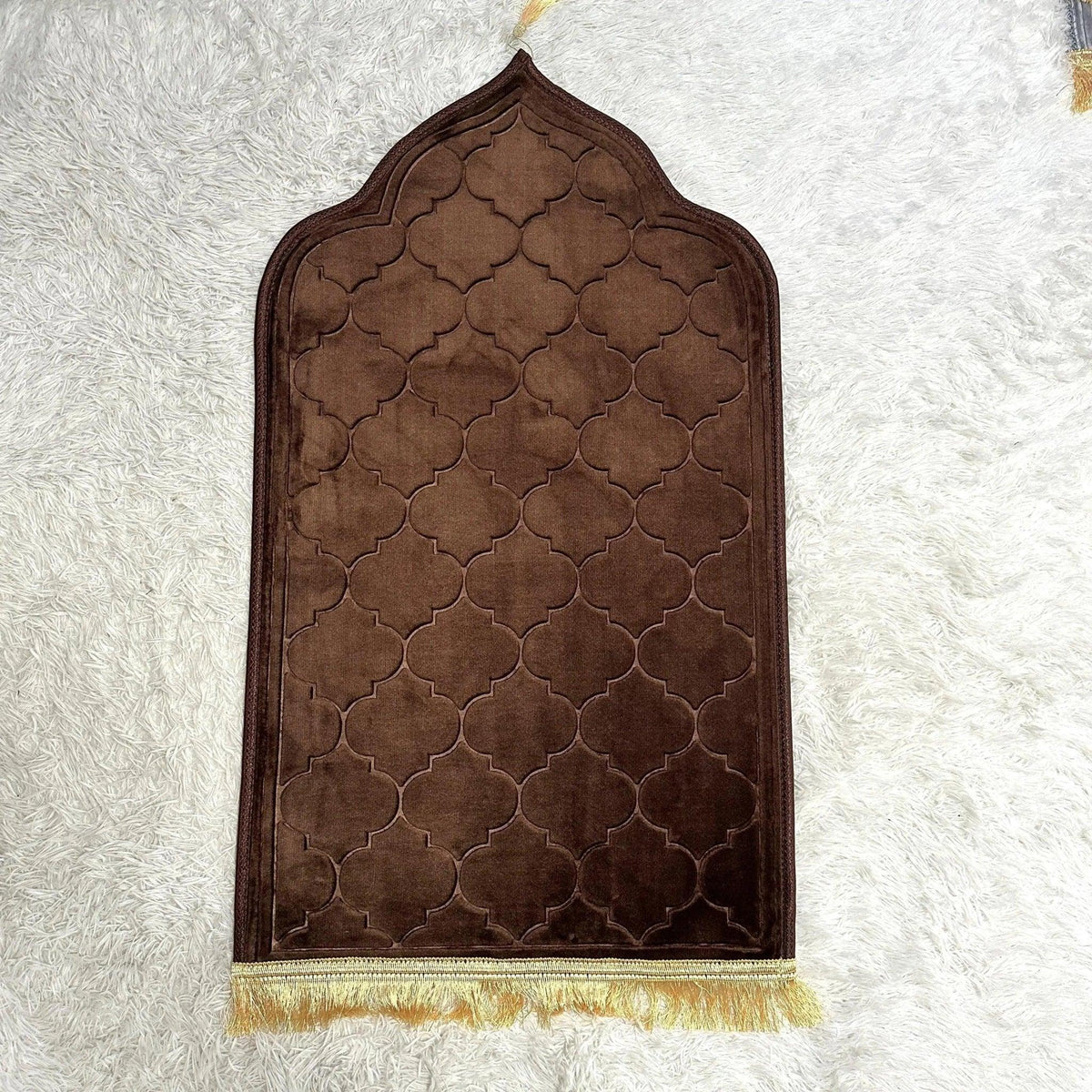 Tapis de prière MC010 en flanelle douce