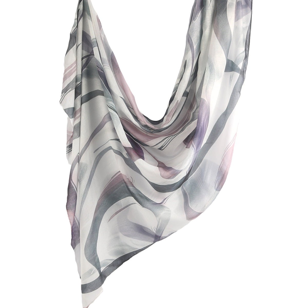 Hijab Imprimé Floral Aquarelle (MH103)