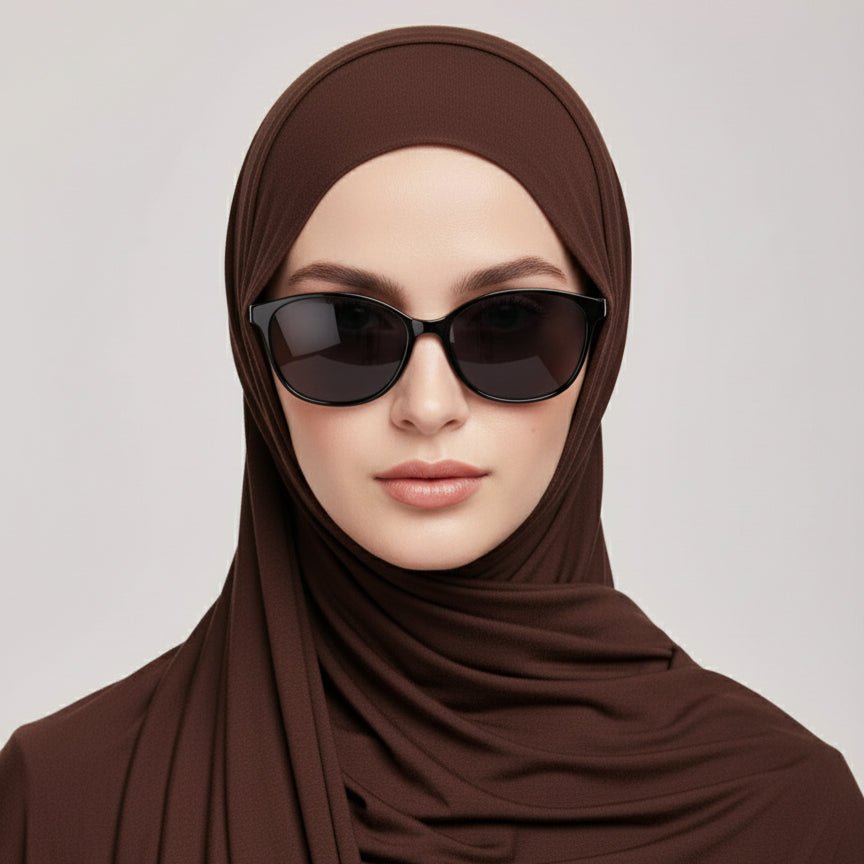 Hijab en Jersey de Bambou Premium | Hijab en Bambou Naturel (MH195)