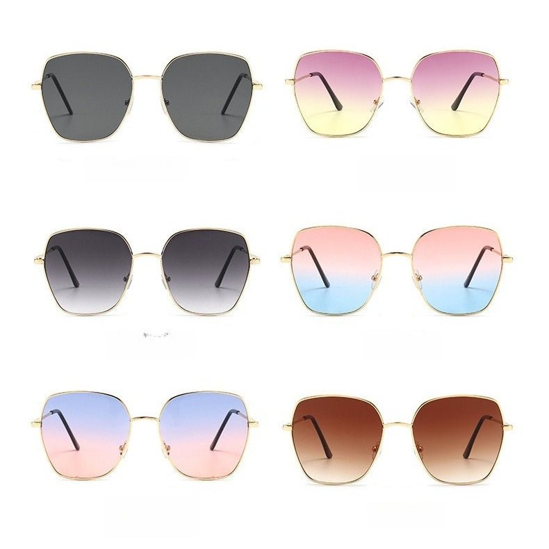 Lunettes de soleil oversize dégradées pour femme – Un accessoire tendance qui affine le visage (MAC263)