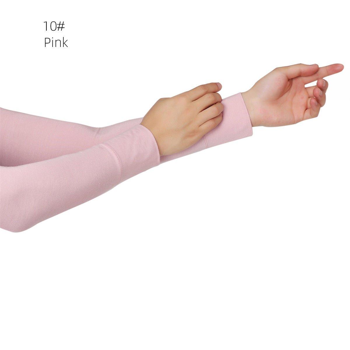 Manchons de protection solaire en coton élastique, doux et respectueux de la peau (MAC123)