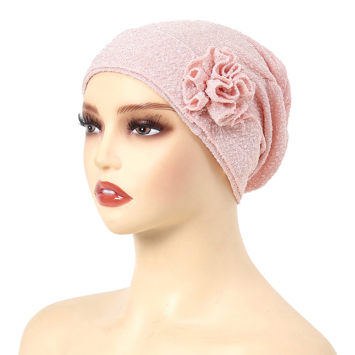Foulard tendance en fleur de rose extensible pour femme (MH112)