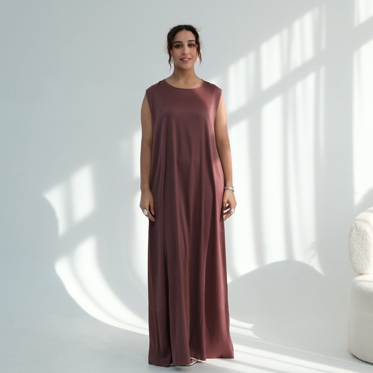 Robe Maxi sans Manches (MA399)