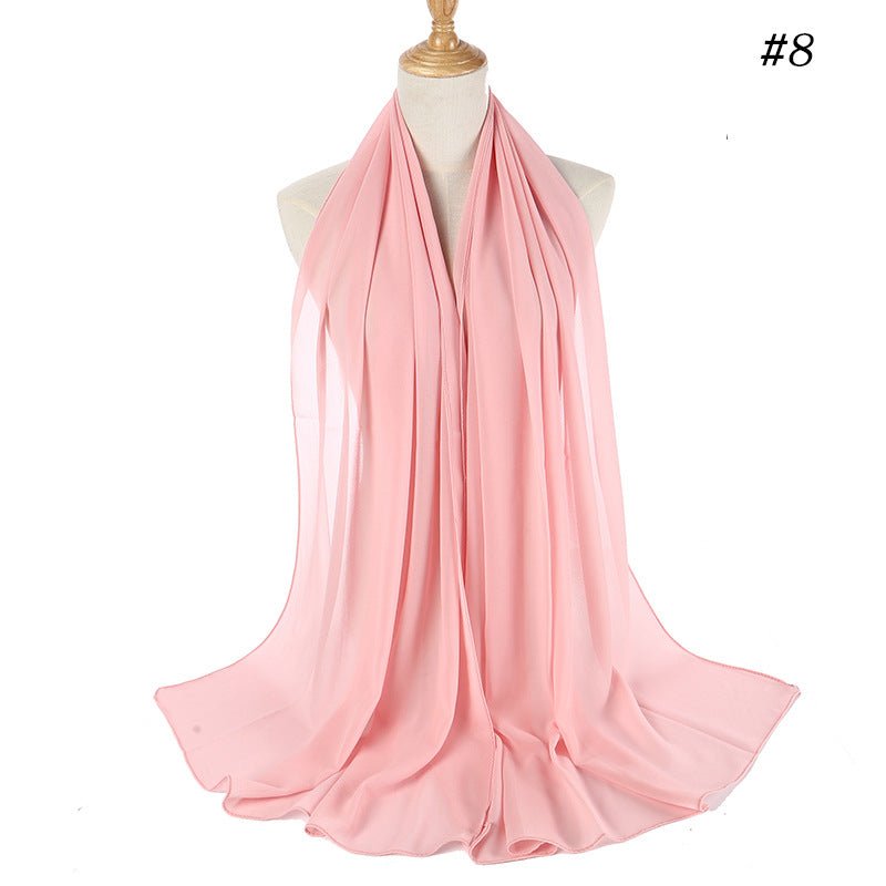 MH089 Hijab Bubble en Mousseline Perlée