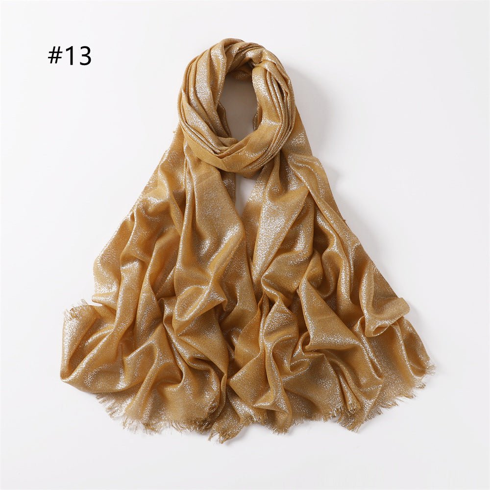 Hijab en Soie Artificielle Brillante Shining (MH100)