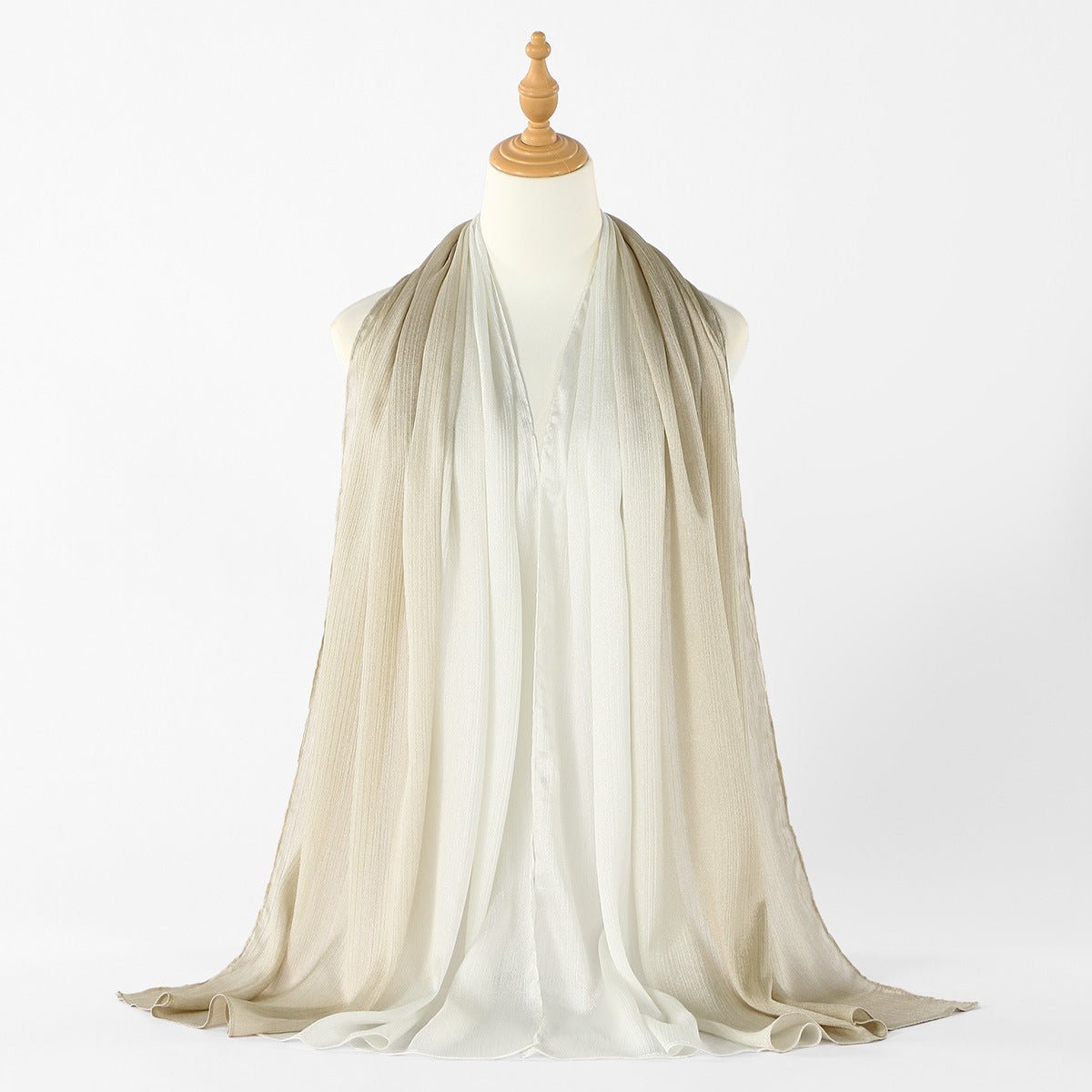 Foulard Hijab Texture Froissée Dégradé (MH253)