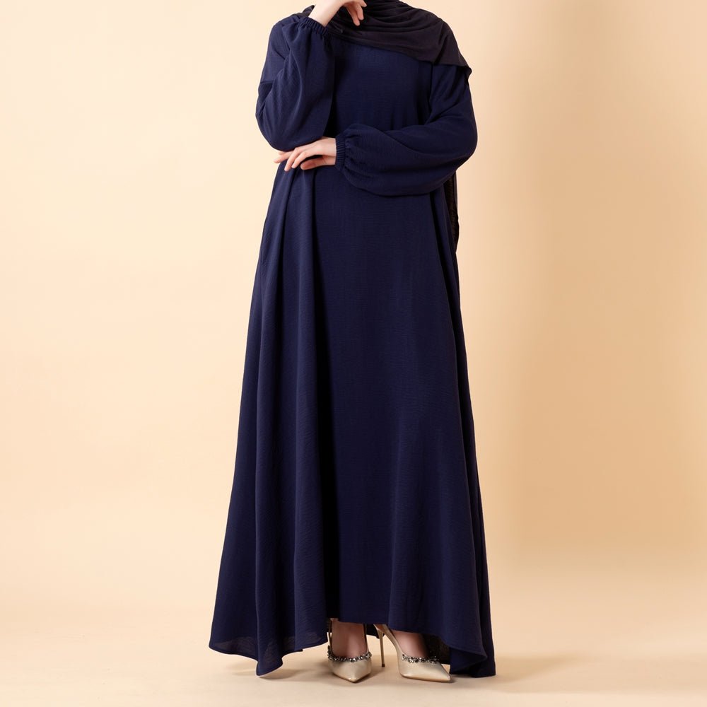 Robe Maxi Essential Flow en Crêpe avec Poches (UKMA385)