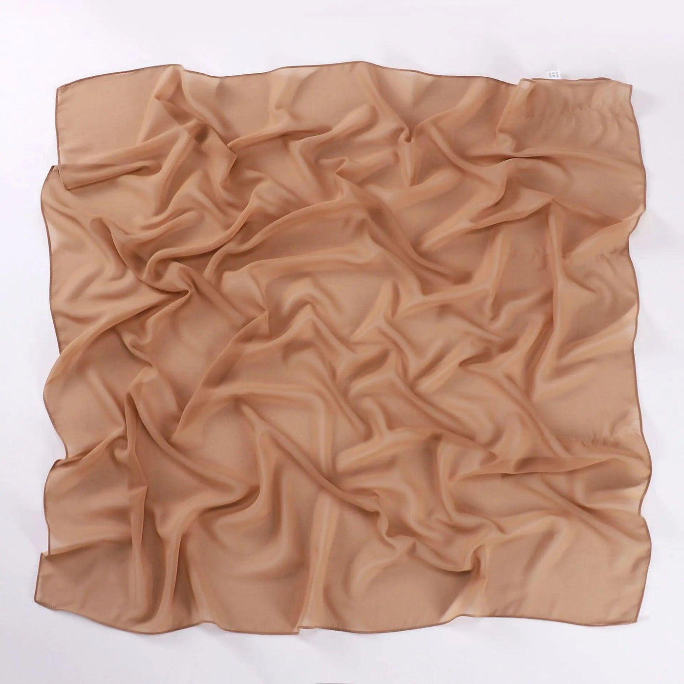 Hijab carré en mousseline perlée (MH028)