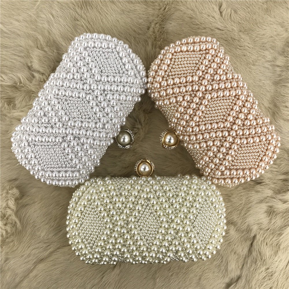 Sac à Main de Soirée Élégance en Perles Brodées à la Main (MAC286)