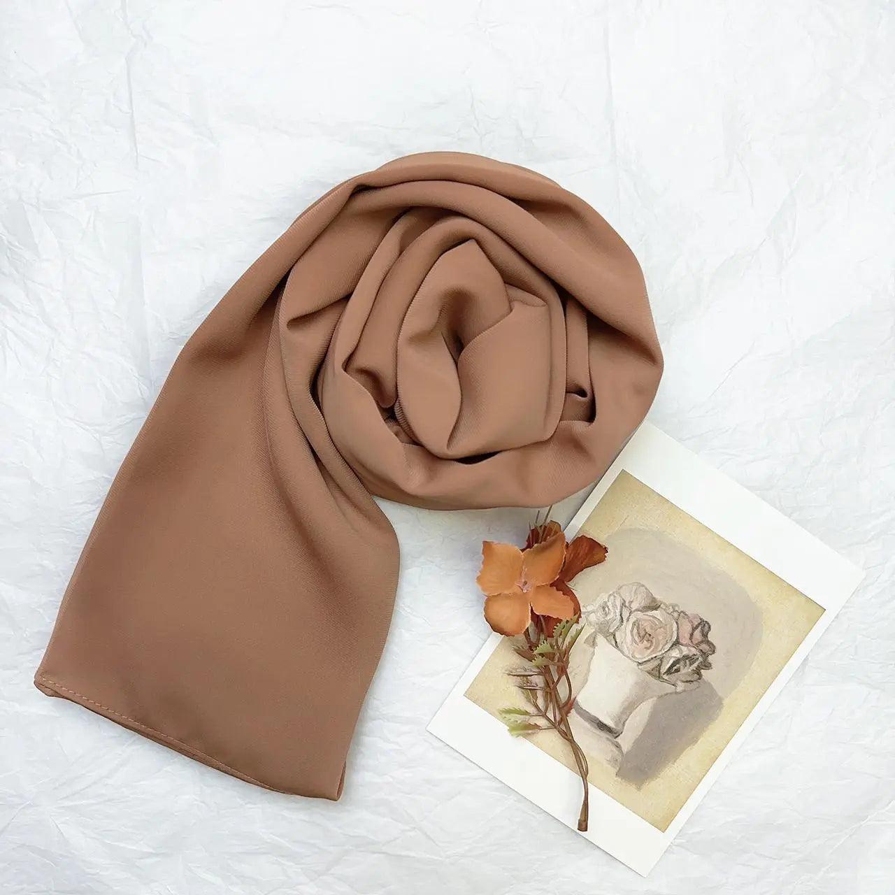 Hijab en Mousseline Haute Densité (MH005)