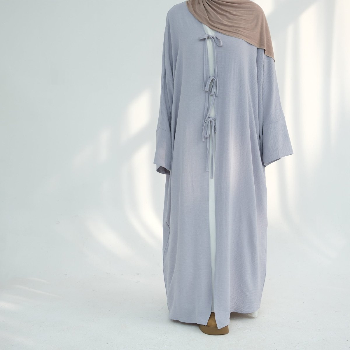 Kimono Abaya Ouvert Ample à Lacets (MOA107)