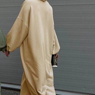 Abaya Sweat à Capuche | Abaya Hoodie avec Poches (MA125)