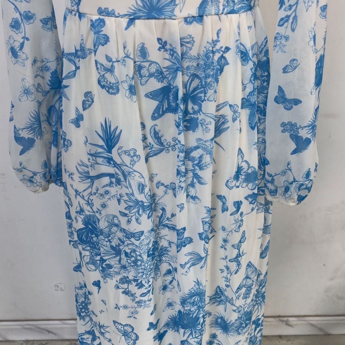 Robe Maxi Imprimé Botanique (MS392)