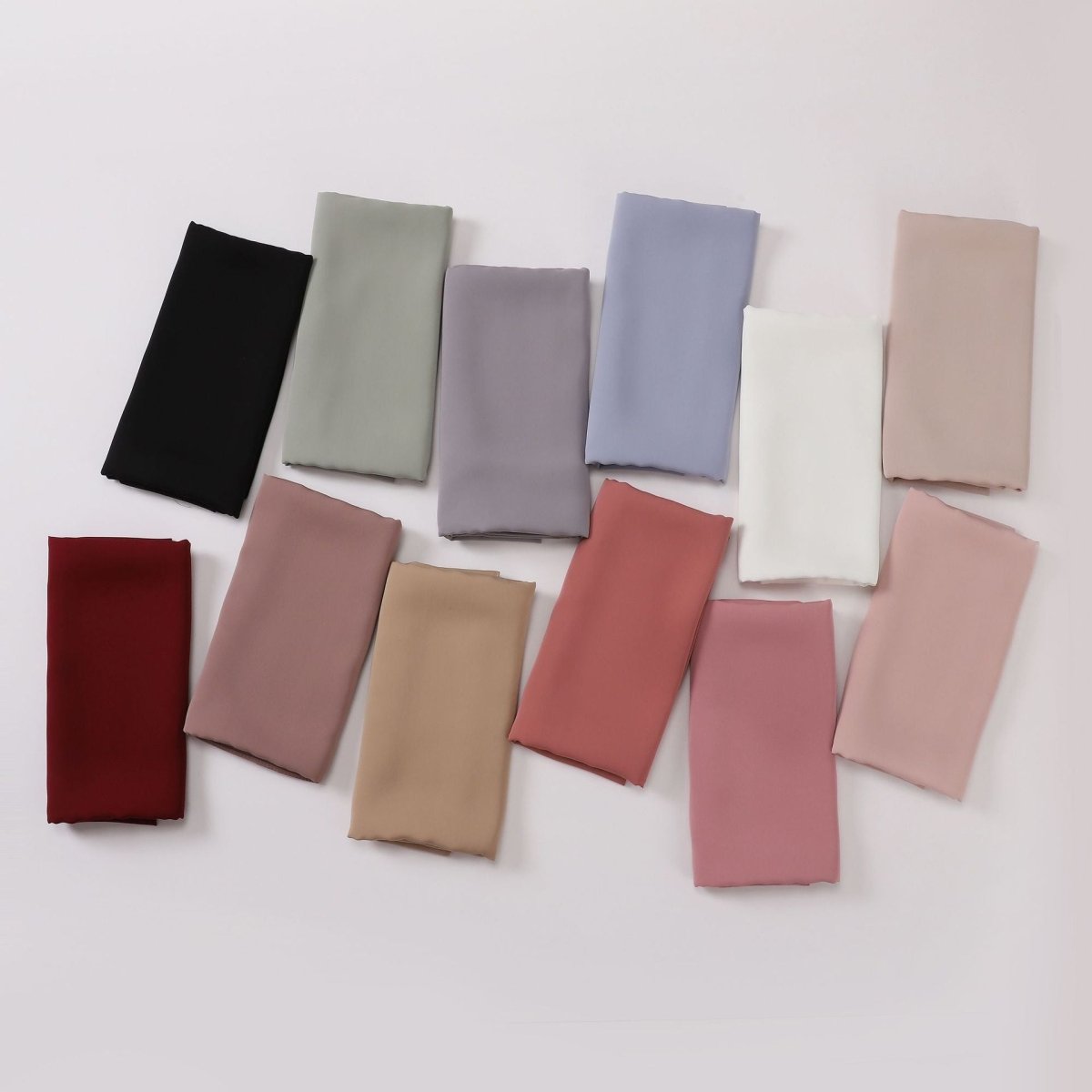 Hijab Long Anti-Froissement Effet Soie (MH154)