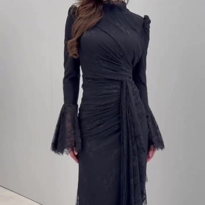 Robe Longue Ornée de Sequins (MS282)