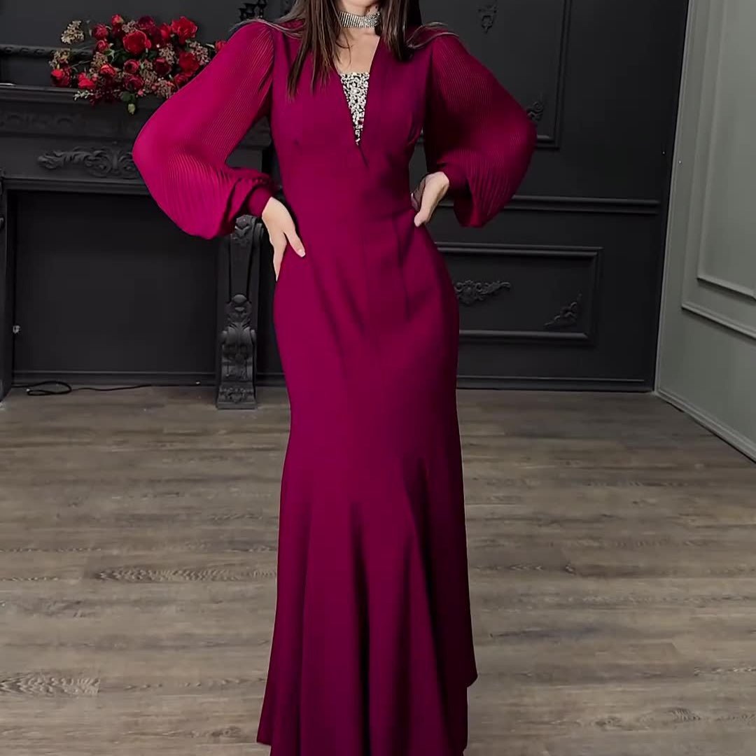 Robe habillée taille empire élégante (MS340)