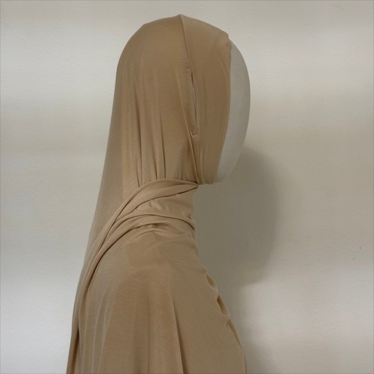 Hijab Long Tail Coton Modal – Hijab Instantané Anti-Glisse, Respirant (MH226)