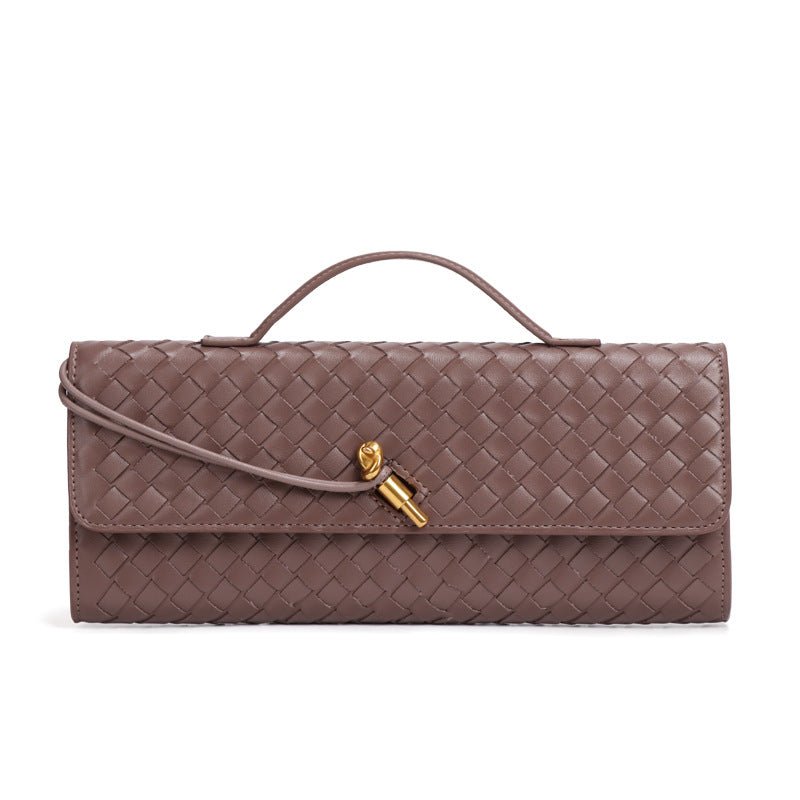 Pochette en cuir PU tissé (MAC432)