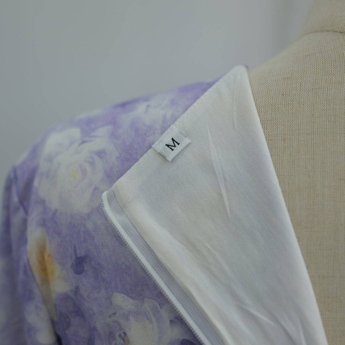 Robe Maxi à Manches Évasées Imprimé Floral Aquarelle (MS516)