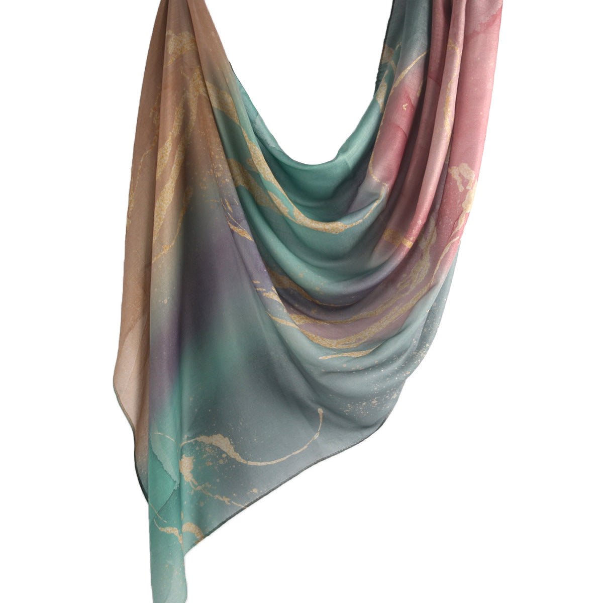 Hijab Imprimé Floral Aquarelle (MH103)