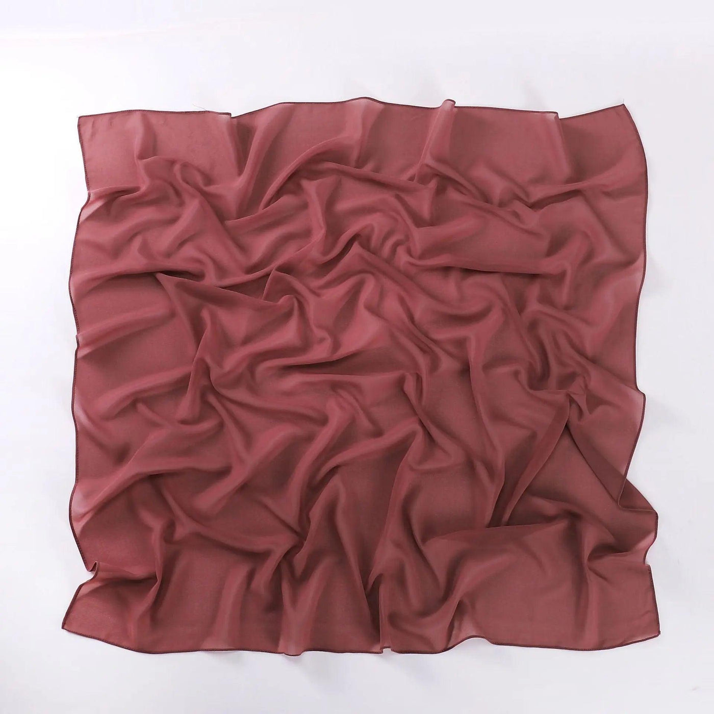 Hijab carré en mousseline perlée (MH028)