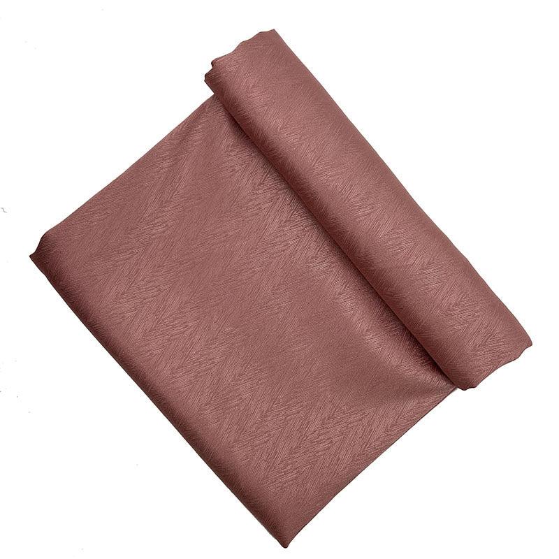 MH009 Hijab Musulman en Satin Jacquard à Motif Ondulé