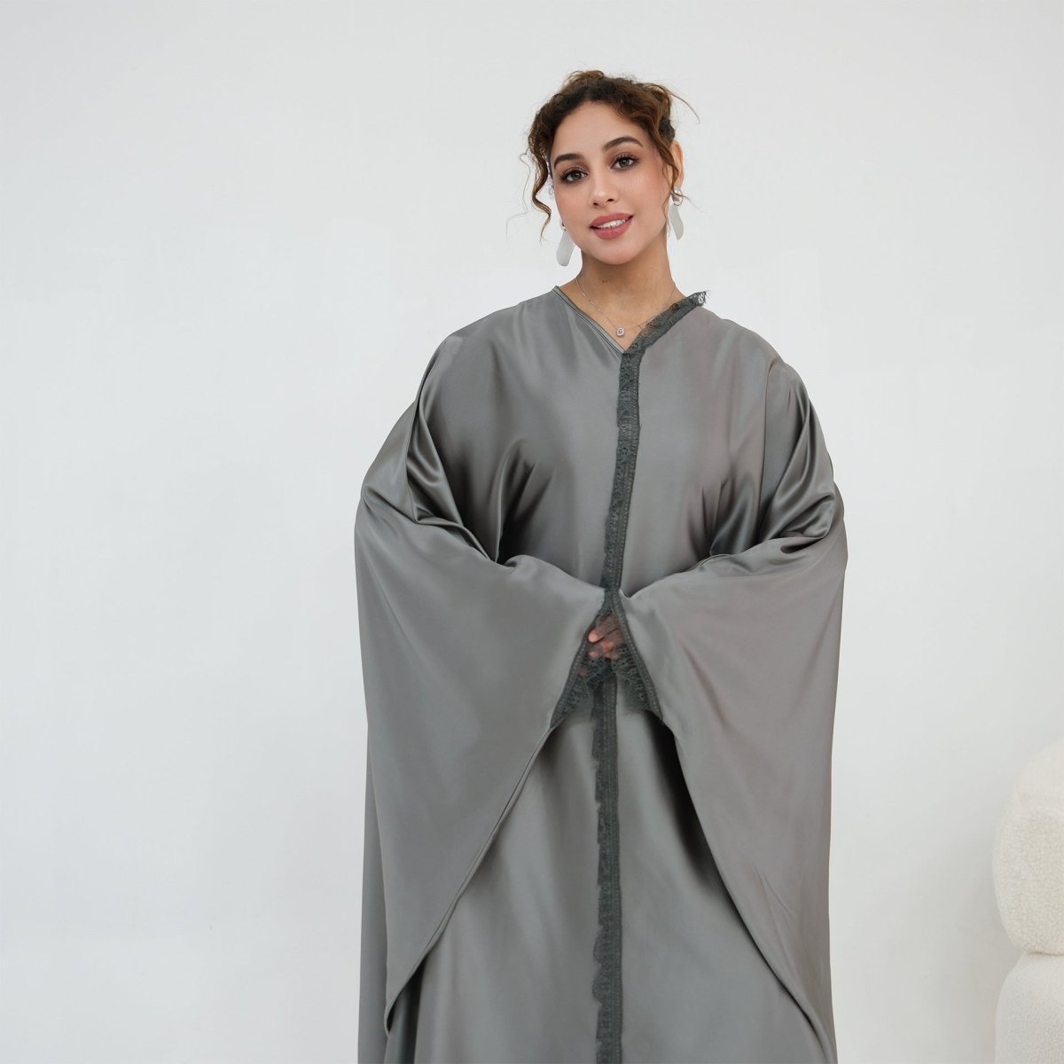 Abaya Papillon à Manches Chauve-Souris (MA442)