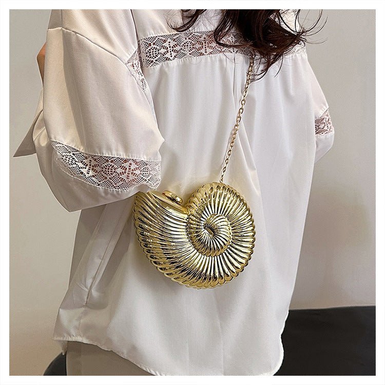Sac pochette unique et chic inspiré du coquillage (MAC311)