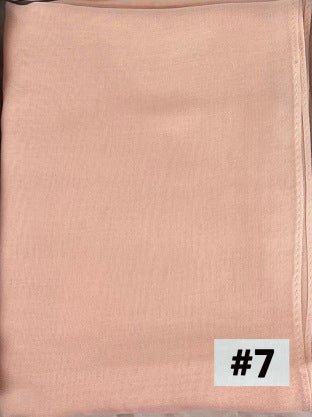 Hijab Moderne Doux et Respirant | Hijab Uni Polyvalent (MH188)
