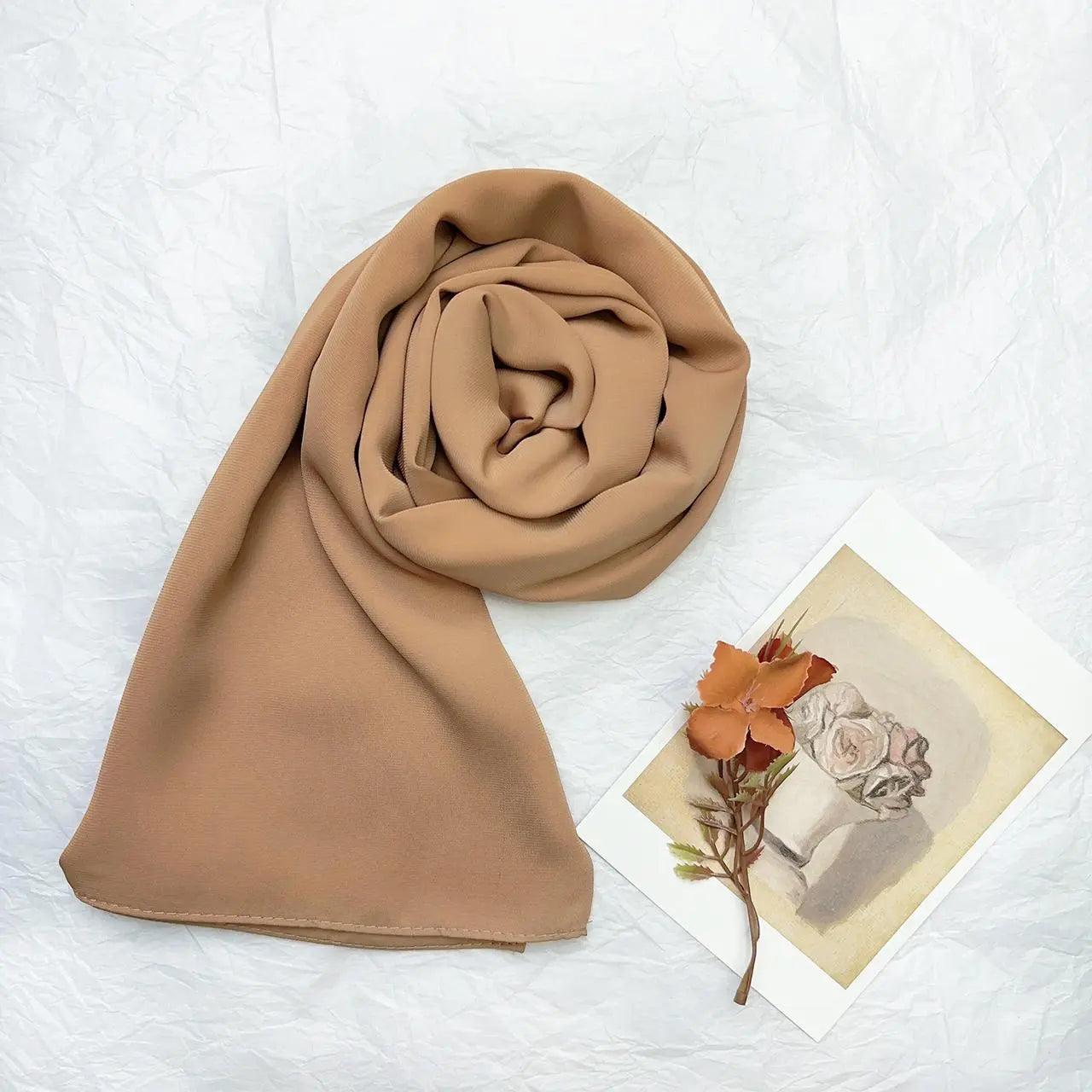 Hijab en Mousseline Haute Densité (MH005)