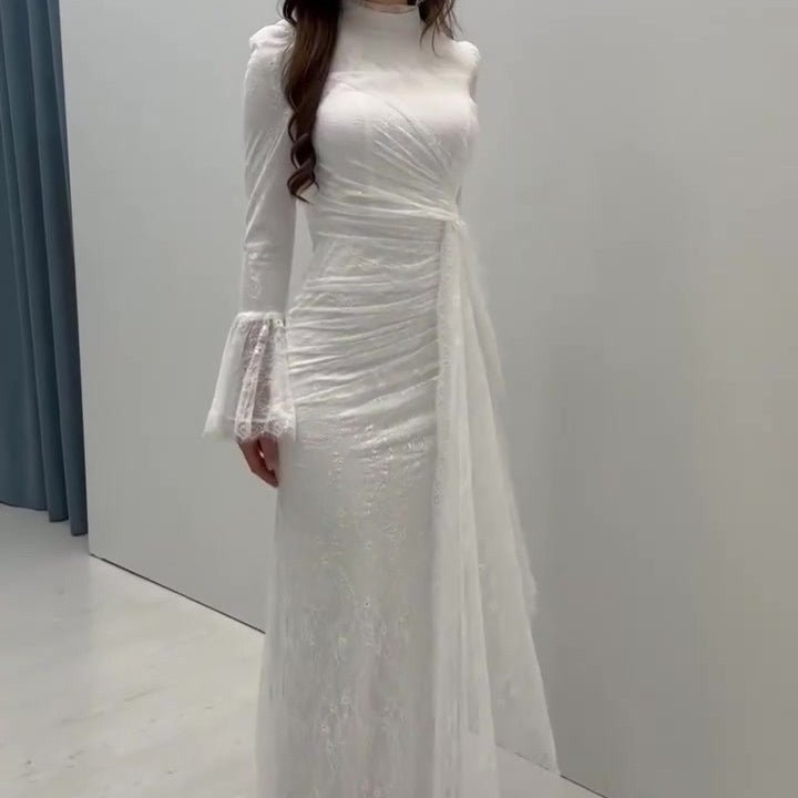 Robe Longue Ornée de Sequins (MS282)