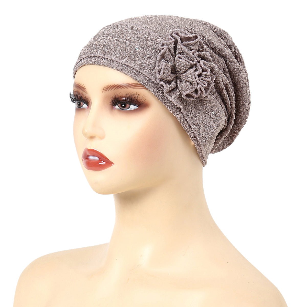Foulard tendance en fleur de rose extensible pour femme (MH112)