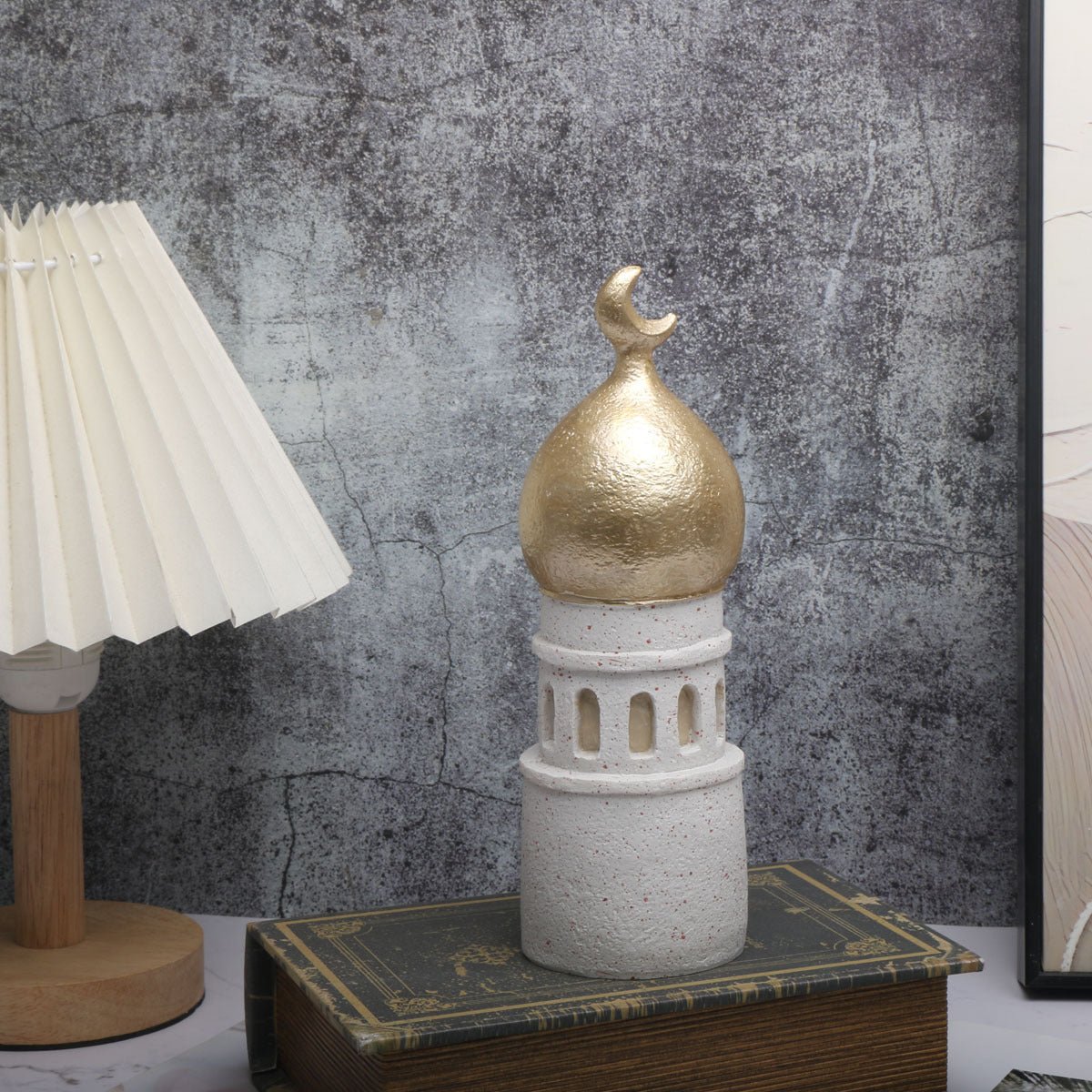 Ornement décoratif en résine Mosquée islamique (MAC396)