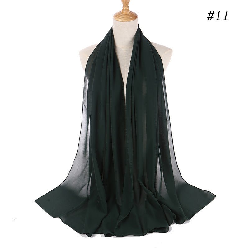 MH089 Hijab Bubble en Mousseline Perlée