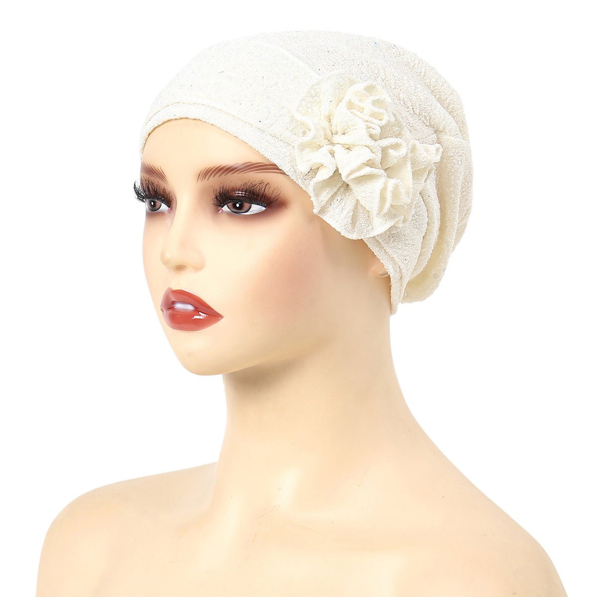 Foulard tendance en fleur de rose extensible pour femme (MH112)