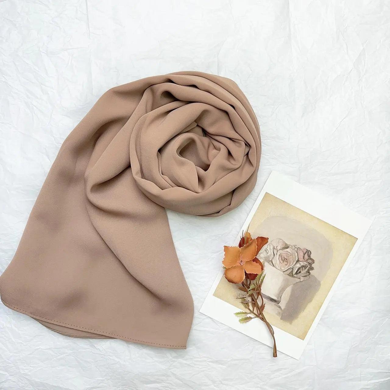 Hijab en Mousseline Haute Densité (MH005)