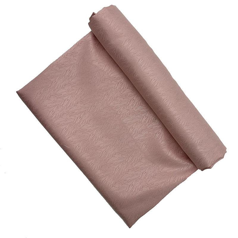MH009 Hijab Musulman en Satin Jacquard à Motif Ondulé