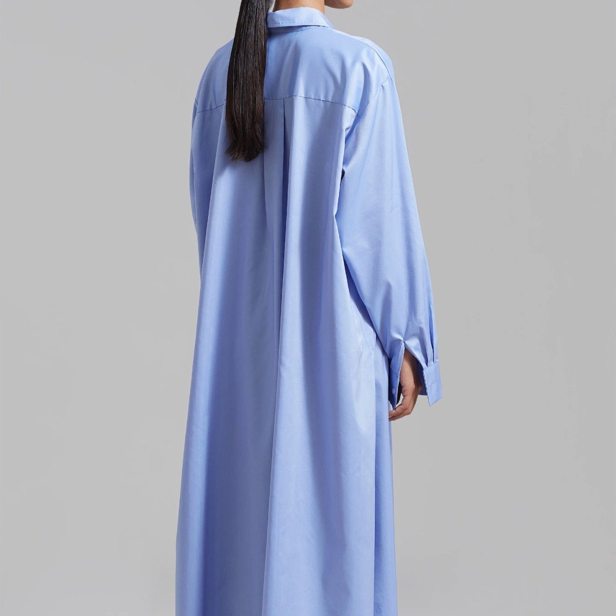 Robe-chemise oversize avec fentes latérales (MS332)