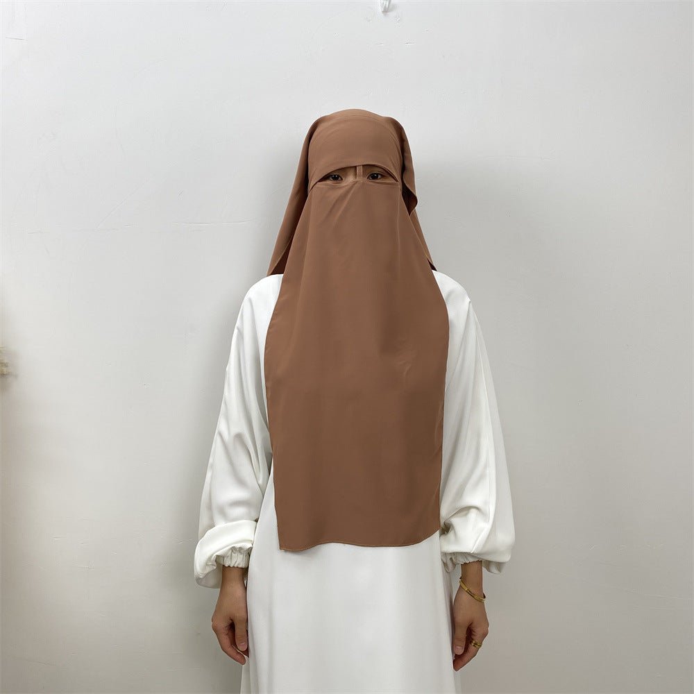 Nida Niqab : Un niqab tendance et polyvalent pour les musulmanes pudiques (MH085)