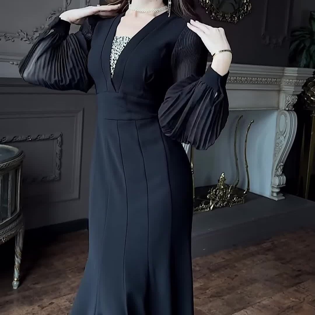 Robe habillée taille empire élégante (MS340)