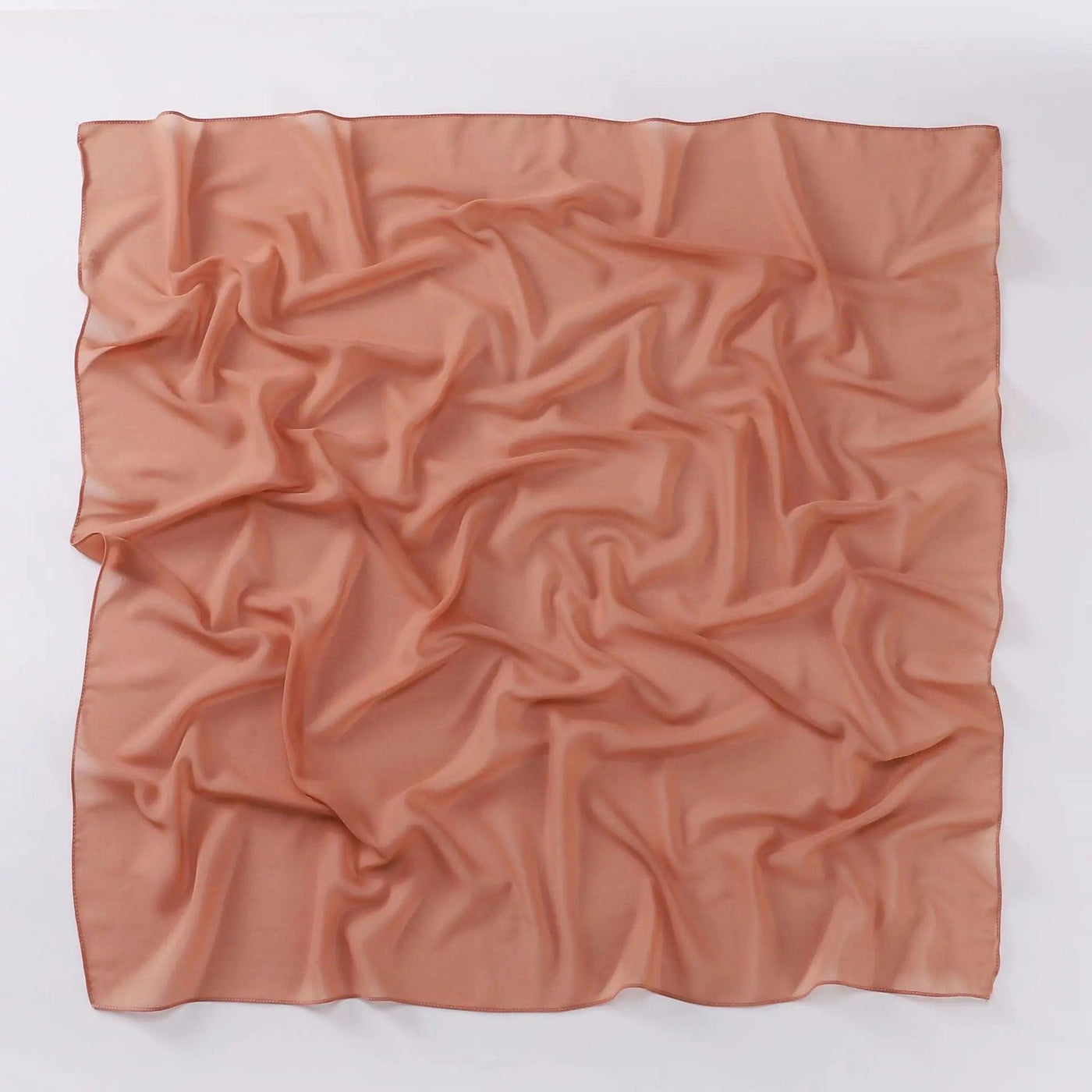 Hijab carré en mousseline perlée (MH028)