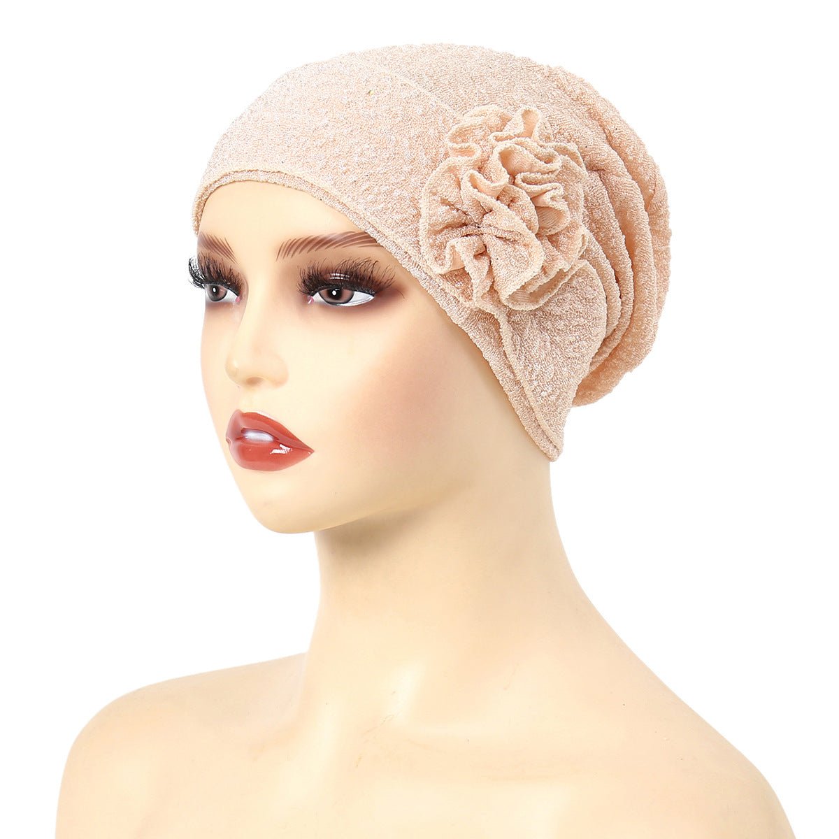 Foulard tendance en fleur de rose extensible pour femme (MH112)