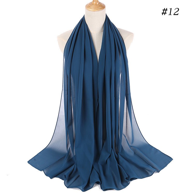 MH089 Hijab Bubble en Mousseline Perlée